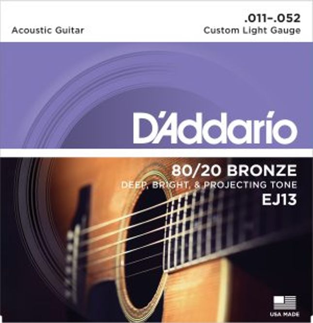 Hovedbilde DADDARIO EJ13 Strengesett Akustisk Gitar