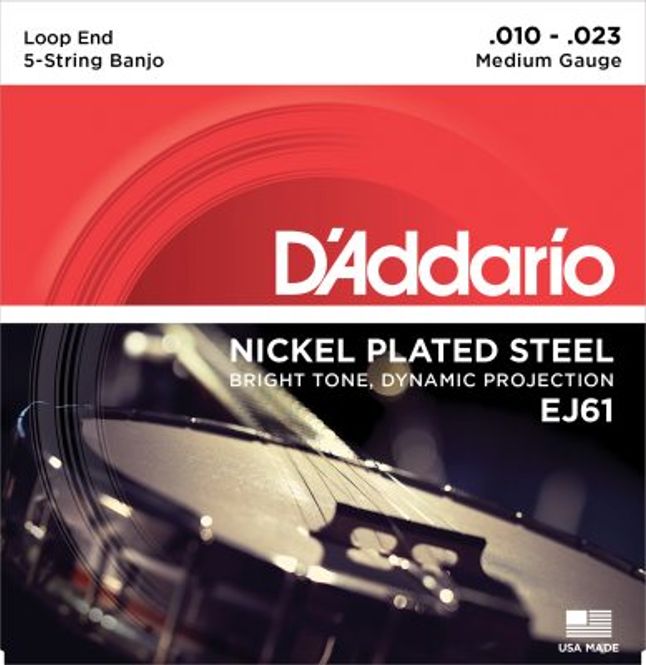 Hovedbilde DADDARIO EJ61 Strengesett Banjo