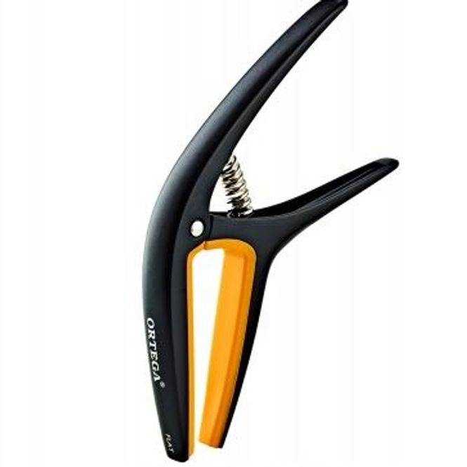 Hovedbilde ORTEGA TWCAPO-SBK Capo Twin Capo flat/curved Black/Orange