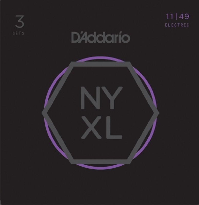 DADDARIO NYXL1149-3P Strengesett El-Gitar