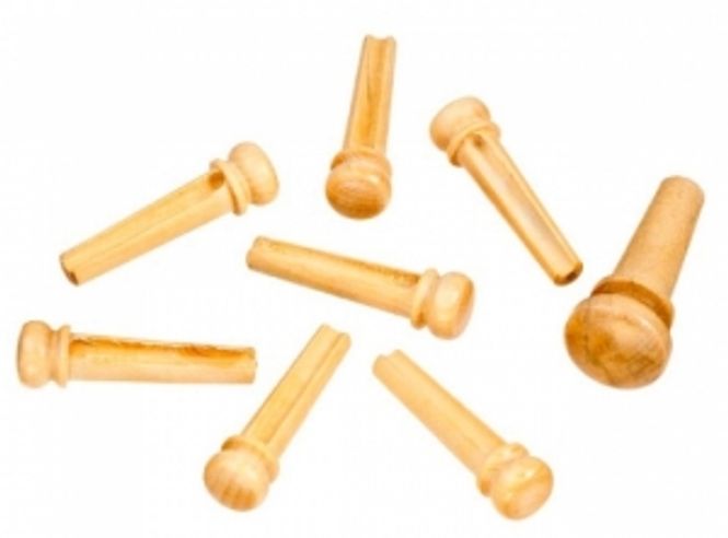 Hovedbilde DADDARIO PWPS6 End Pin & Bridgepins Boxwood White 1+7