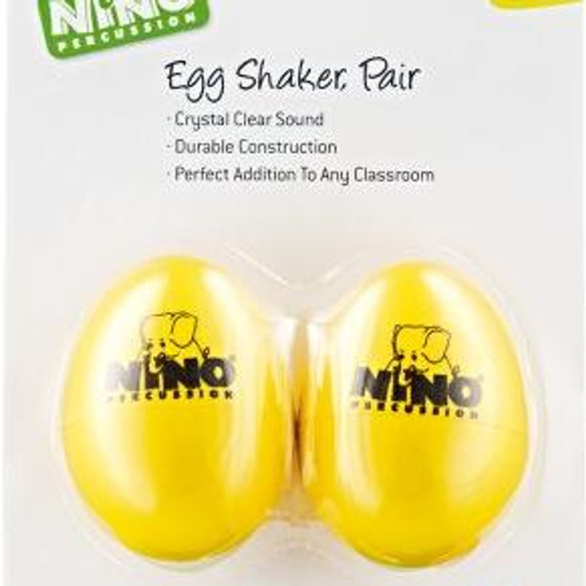 NINO PERCUSSION Egg-shaker (2), Yellow NINO540Y-2