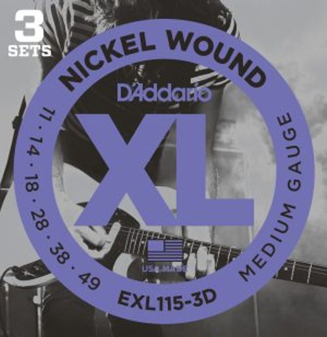 Hovedbilde DADDARIO EXL115-3D Strengesett El-Gitar