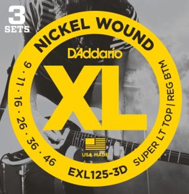 Hovedbilde DADDARIO EXL125-3D Strengesett El-Gitar