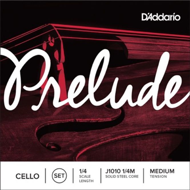 Hovedbilde D'Addario Orchestral J1010 1/4M Prelude cello set.