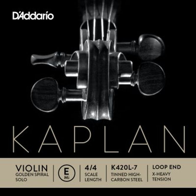 Hovedbilde DADDARIO Kaplan K420L-7 E-Streng Fiolin Loop End 4/4XH