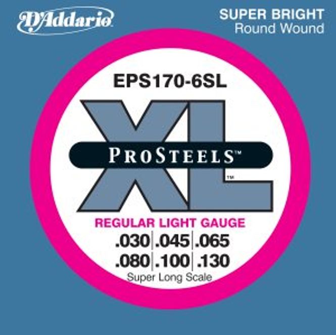 Hovedbilde DADDARIO EPS170-6SL Strengesett El-Bass