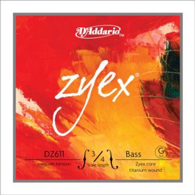 Hovedbilde DADDARIO Zyex DZ611 G-Streng Kontrabass 3/4M