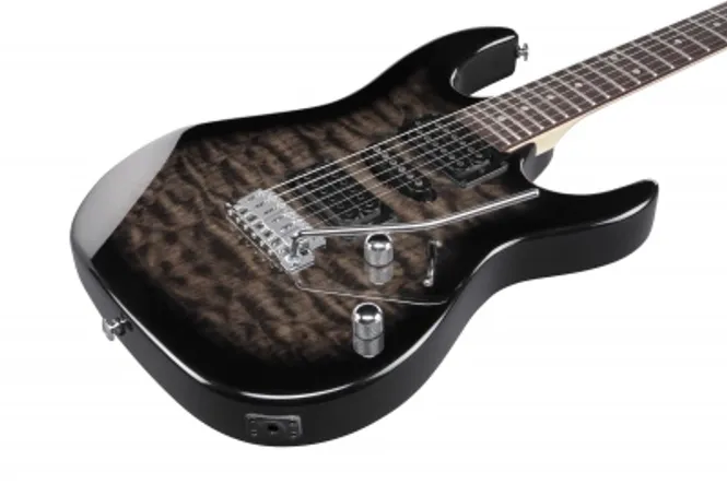 Hovedbilde IBANEZ GIO GRX70QA-TKS Elgitar Transparent Black Sunburst