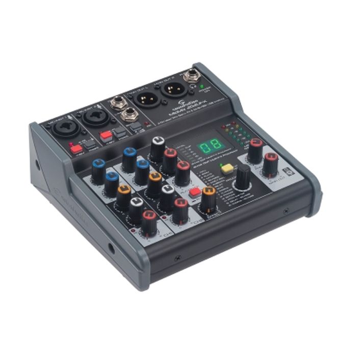Hovedbilde SOUNDSATION MIOMIX 202UFX 4 Channel Mixer, USB, Bluetooth, Digit