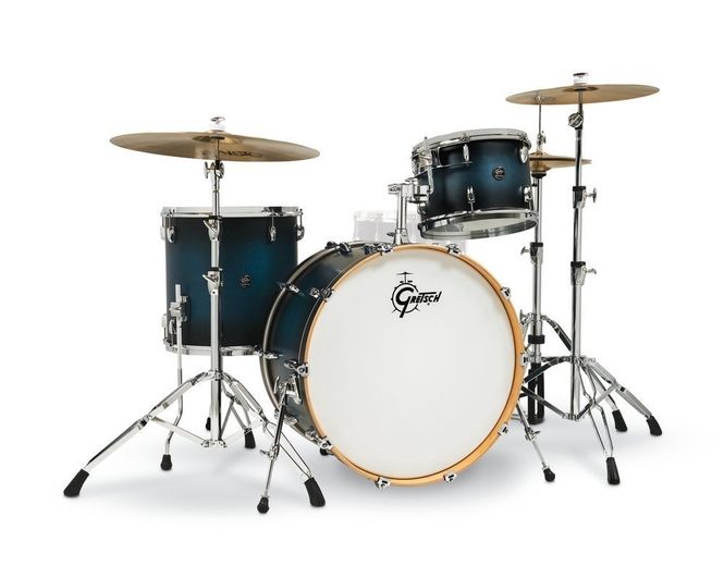 Hovedbilde Gretsch shell set Renown Maple Satin Antique Blue Burst 13