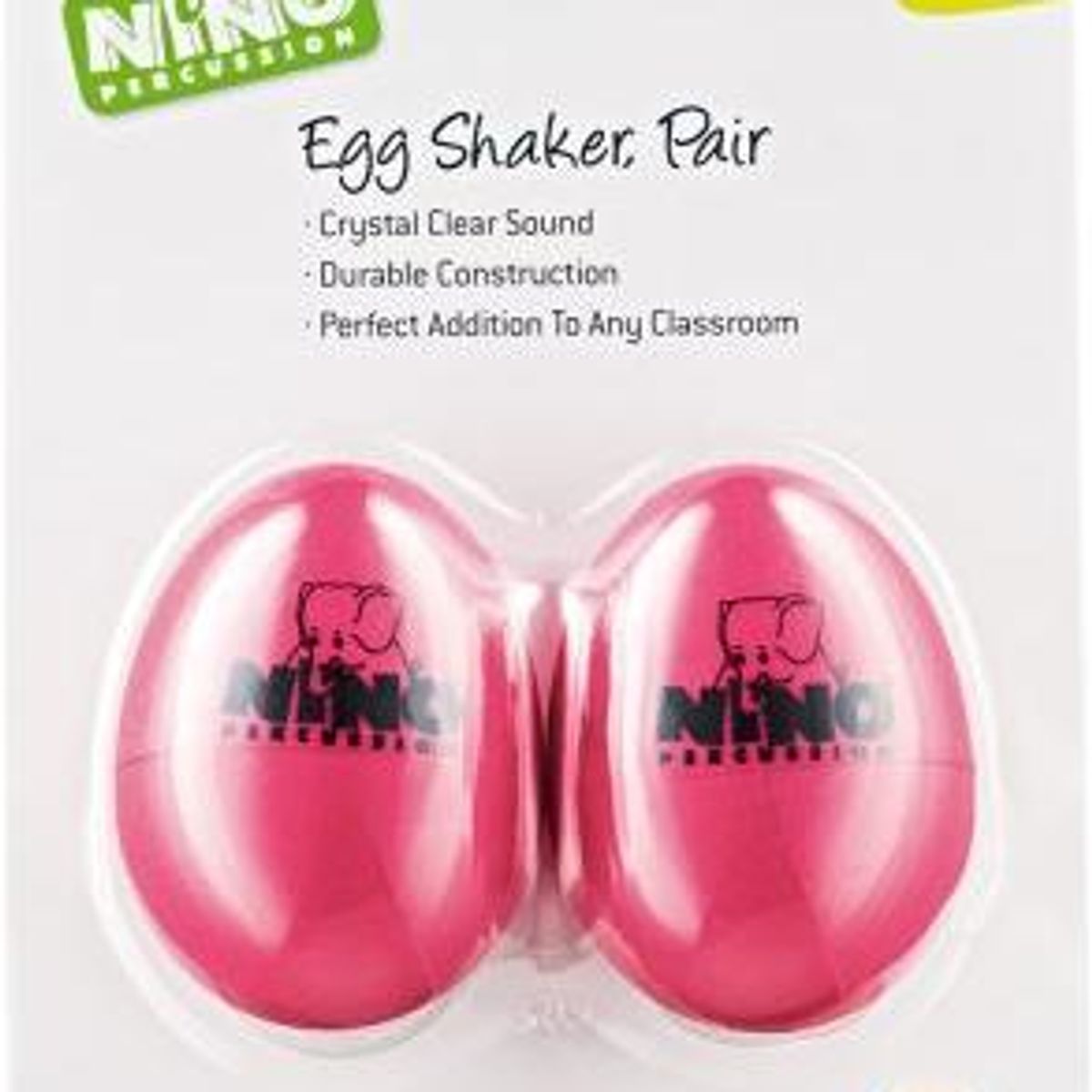 NINO PERCUSSION Egg-shaker (2), Strawberry Pink NINO540SP-2