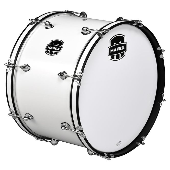 Hovedbilde Mapex Contender Marching Bass Drum  MCCBS2214, White, 22x14