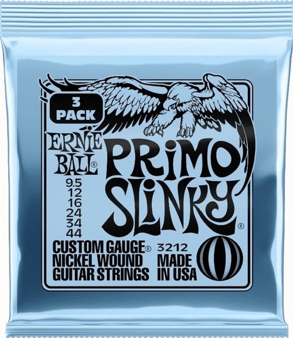 Hovedbilde ERNIE BALL El-Gitar Strengesett Primo Slinky Nickel EB-2212