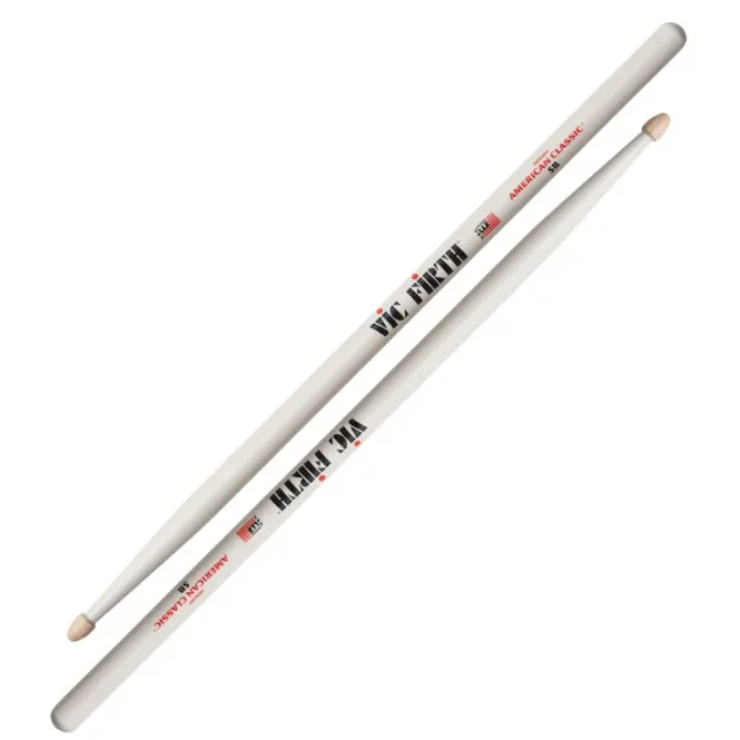 Hovedbilde Vic Firth 5BW American Classic® 5B White